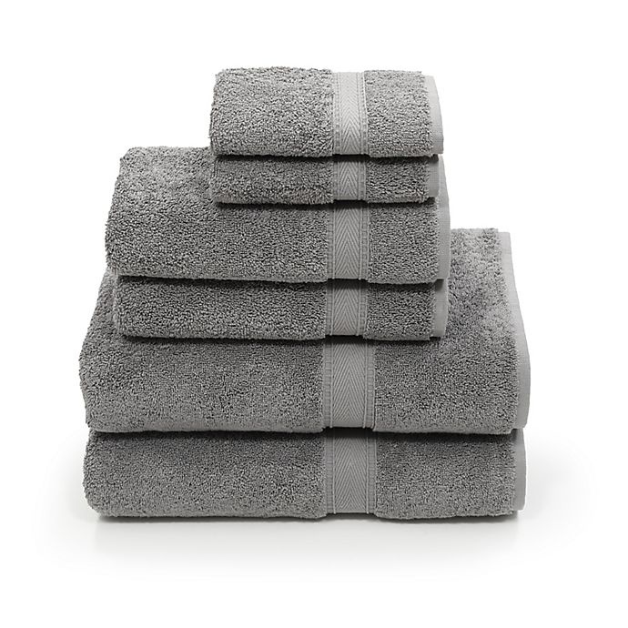 slide 1 of 4, Linum Home Textiles Sinemis Towel Set - Dark Grey, 6 ct