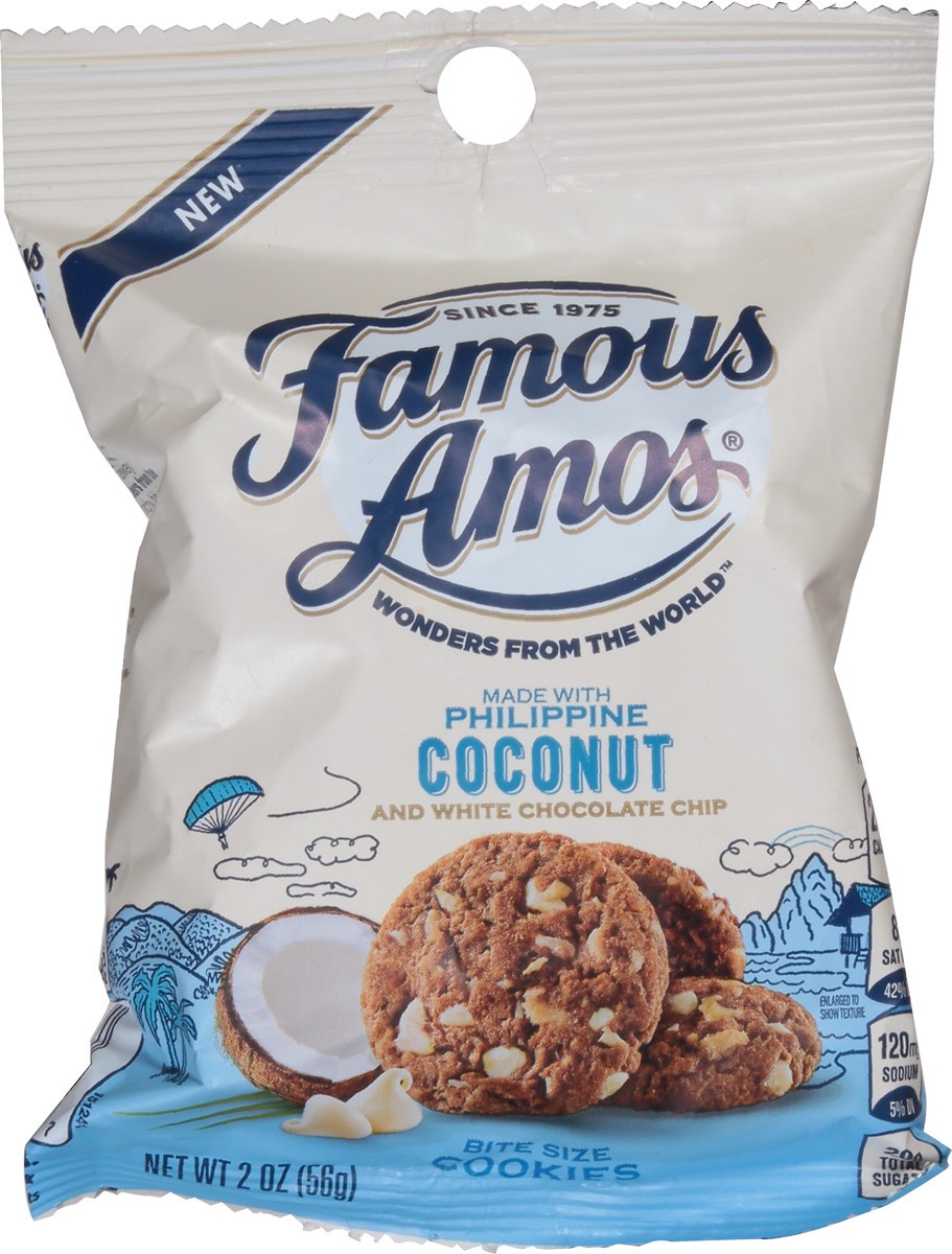 slide 3 of 9, Famous Amos Philippine Coconut and White Chocolate Chip Cookies 2 oz, 2 oz