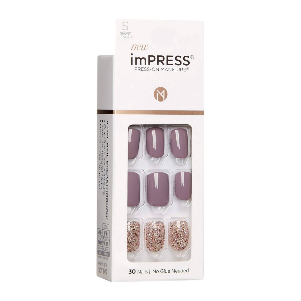 slide 7 of 9, imPRESS Press-On Manicure Press-On Nails - Flawless - 30ct, 30 ct