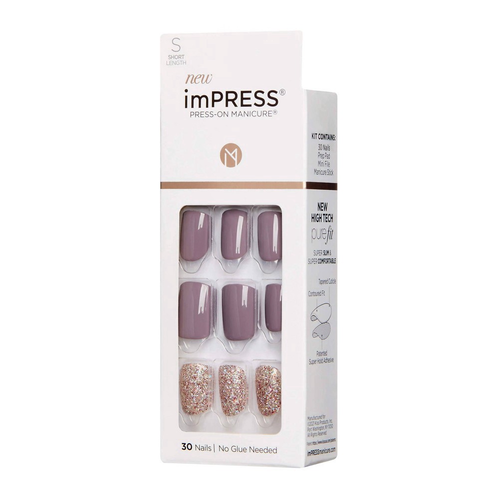 slide 3 of 9, imPRESS Press-On Manicure Press-On Nails - Flawless - 30ct, 30 ct