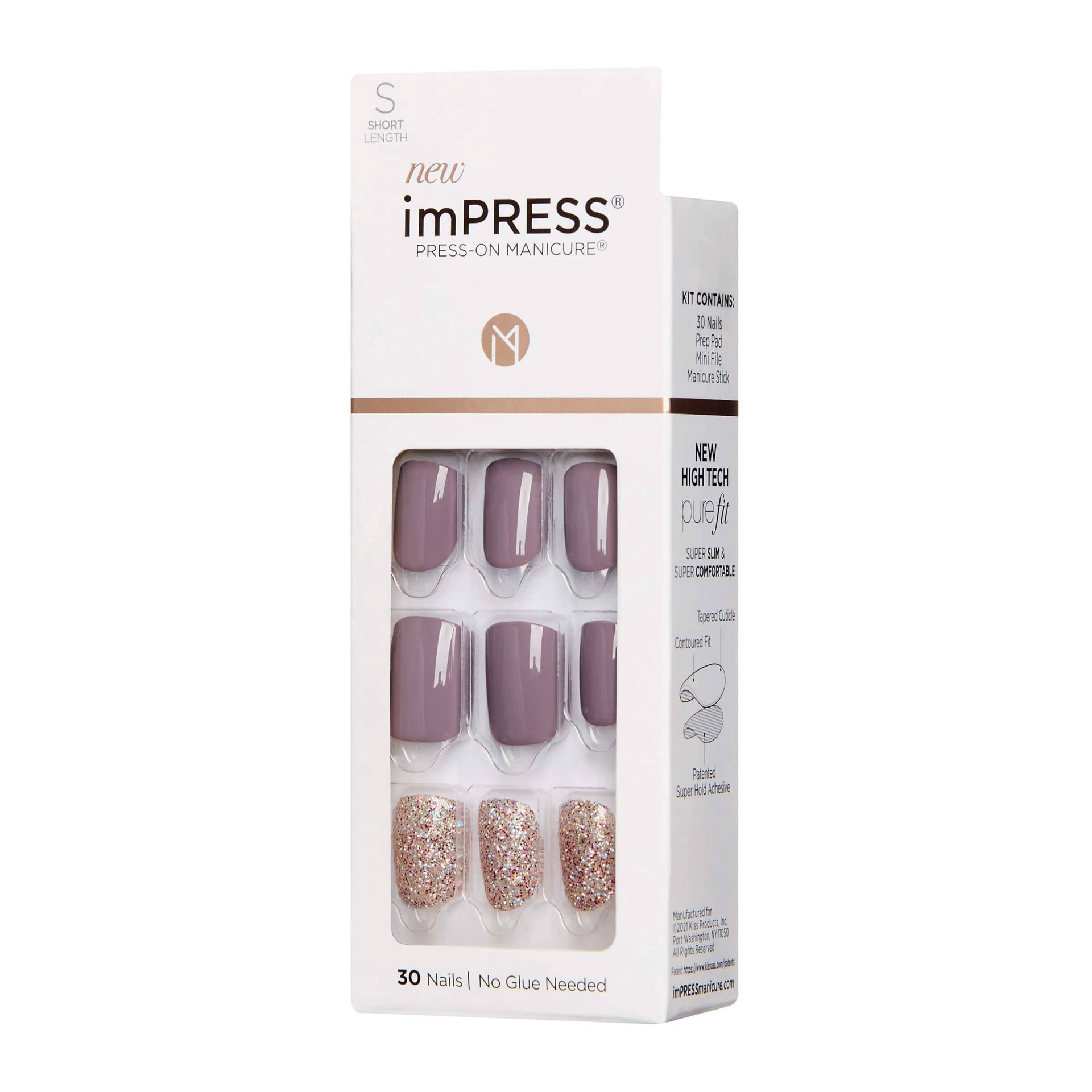 slide 5 of 9, imPRESS Press-On Manicure Press-On Nails - Flawless - 30ct, 30 ct
