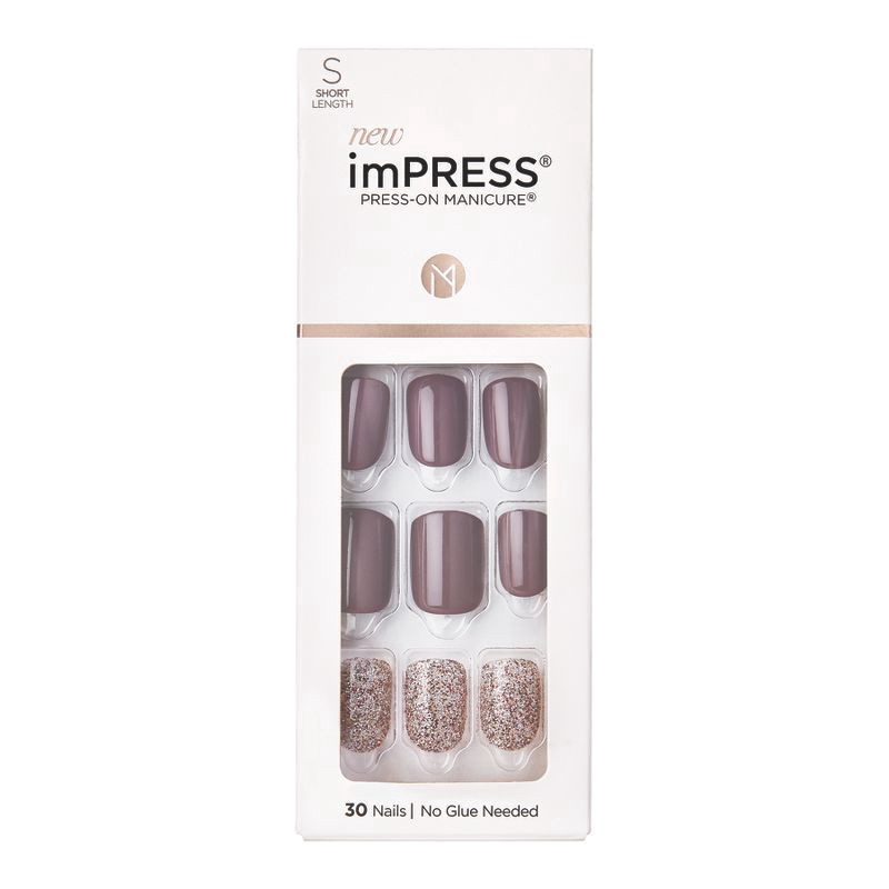 slide 1 of 9, imPRESS Press-On Manicure Press-On Nails - Flawless - 30ct, 30 ct