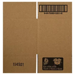 Duck Box Cardboard - Each, 6x6x6 inches