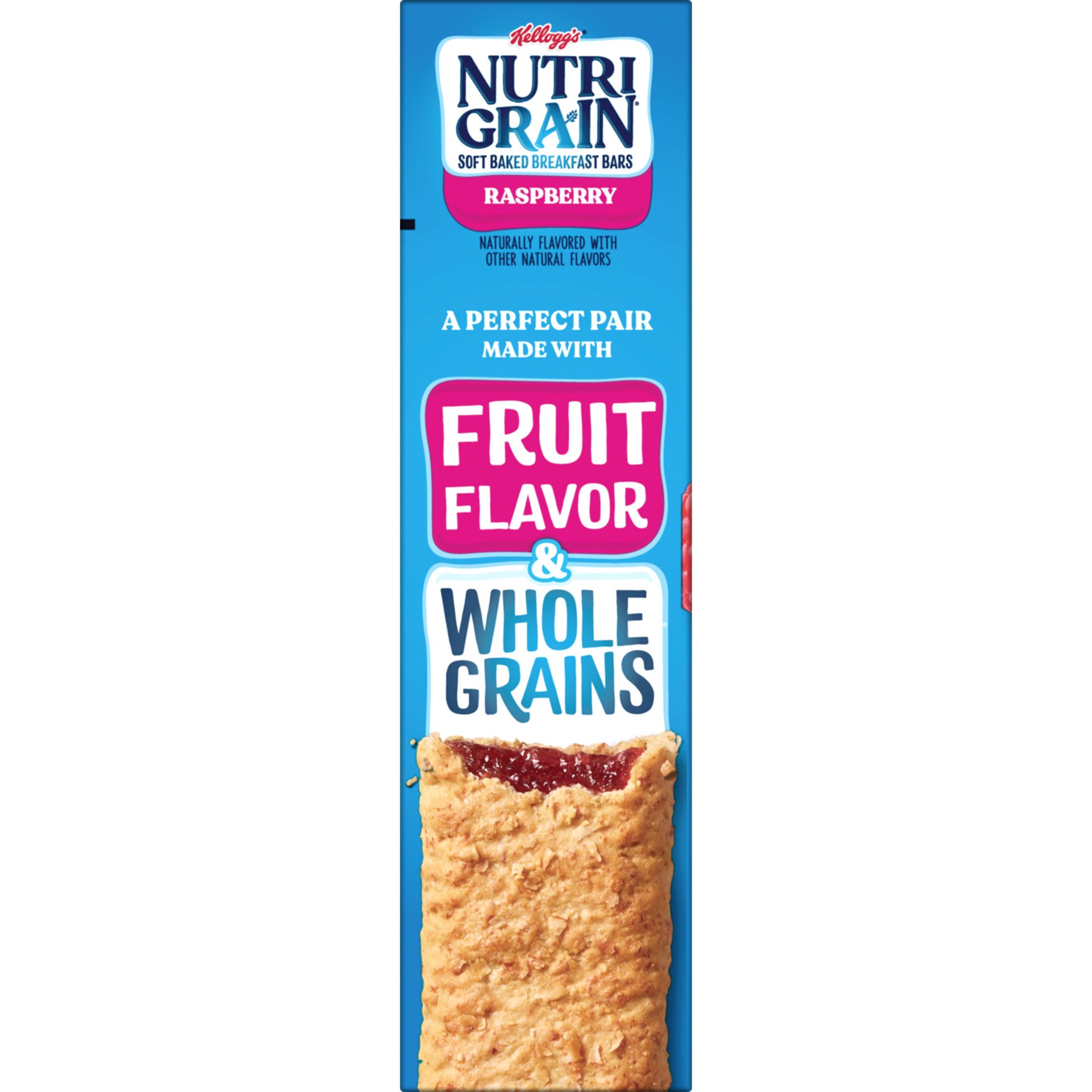 slide 4 of 5, Nutri-Grain Soft Baked Breakfast Bars, Raspberry, 10.4 oz, 8 Count, 10.4 oz