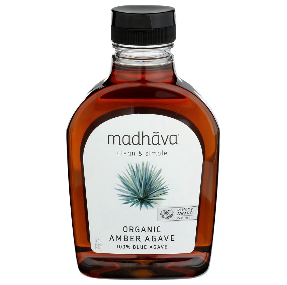 slide 2 of 2, Madhava Org Agave Raw, 17 oz