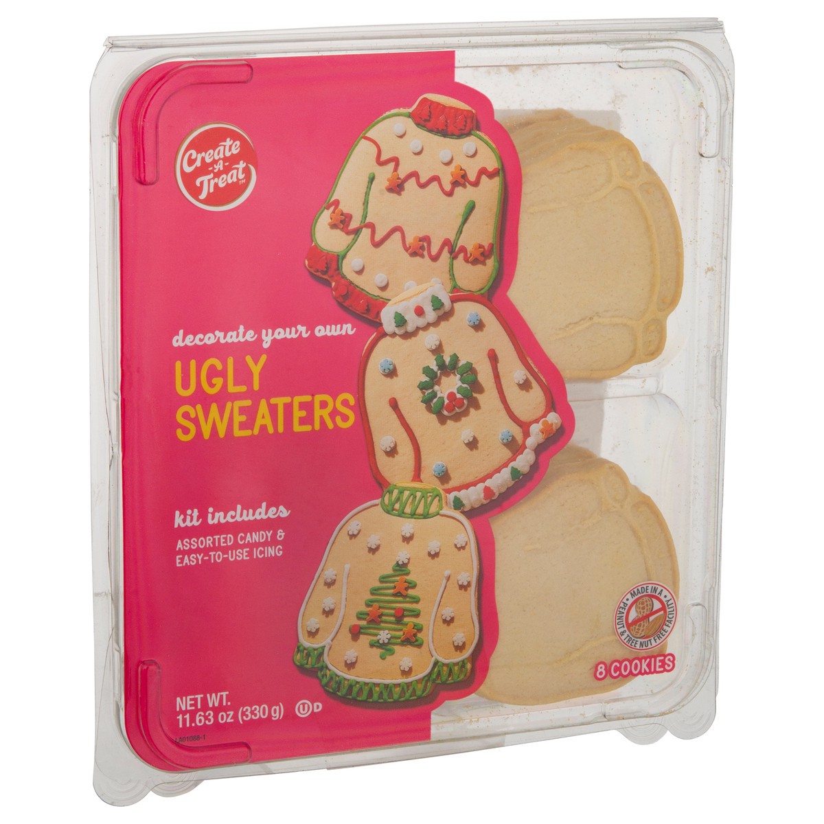 slide 2 of 10, Create A Treat Ugly Sweaters Cookie 8 ea, 8 ct