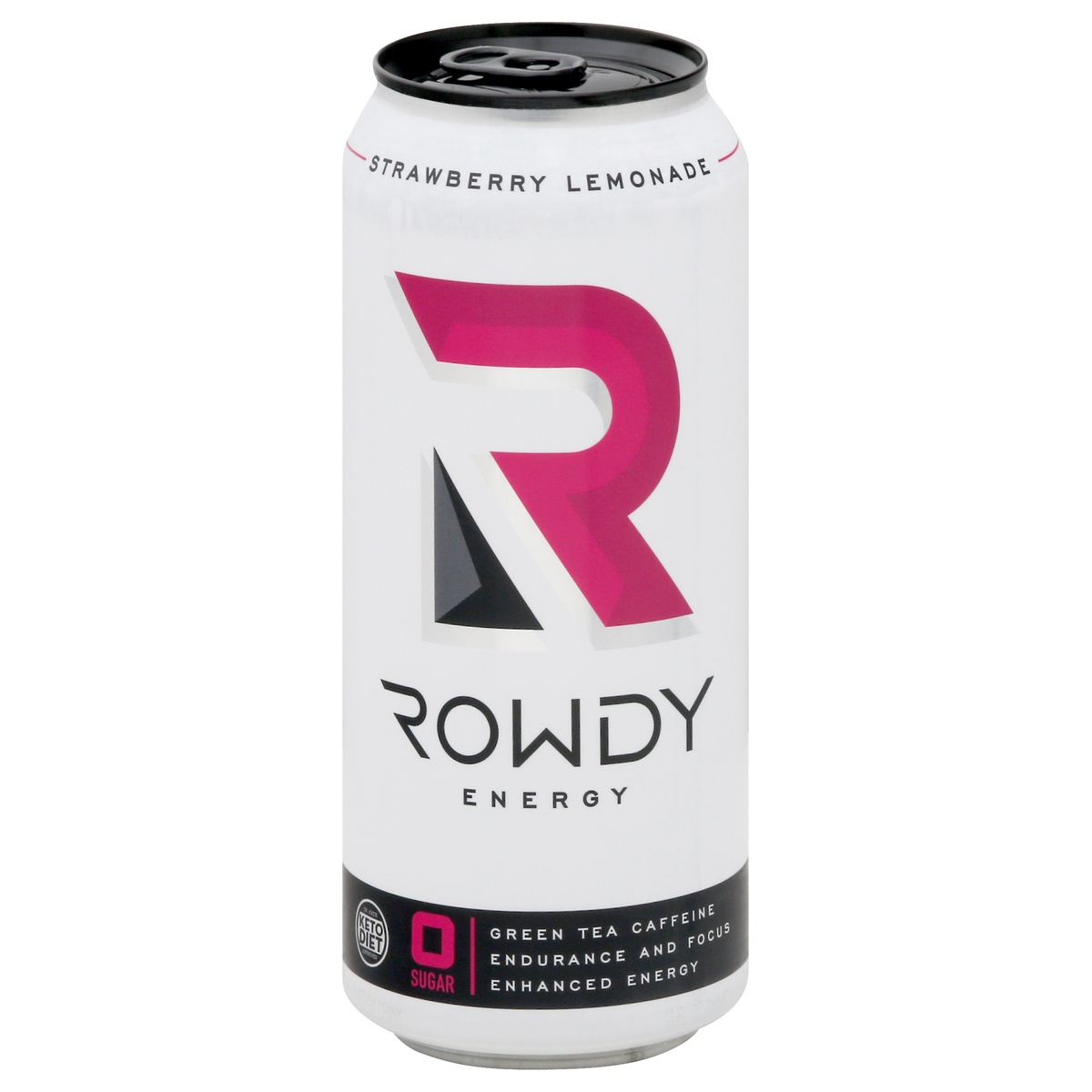 slide 1 of 1, Rowdy Strawberry Lemonade Energy Drink, 16 oz