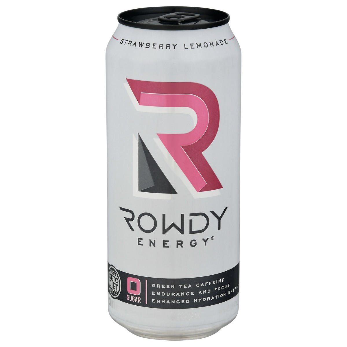 slide 1 of 13, Rowdy Energy Strawberry Lemonade Energy Drink - 16 fl oz, 16 oz