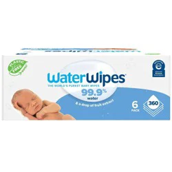 WaterWipes Sensitive+ Newborn & Baby Wipes, Hypoallergenic for Sensitive Skin