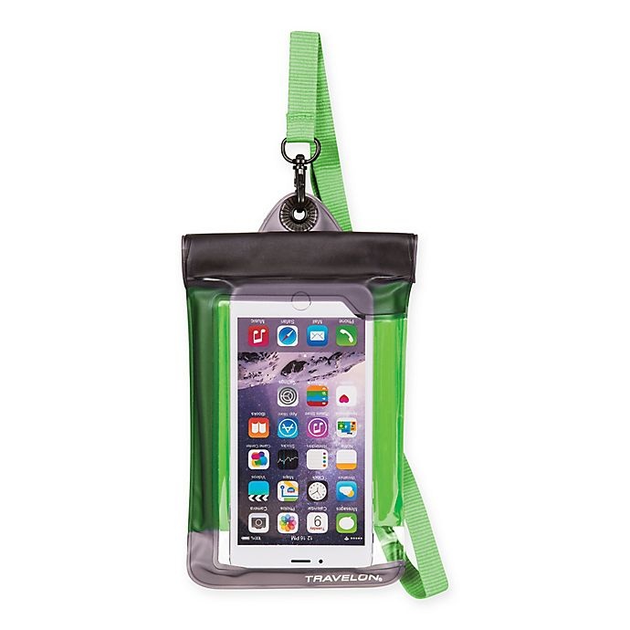 slide 1 of 1, Travelon Waterproof Smart Phone/Digital Camera Pouch - Green, 1 ct