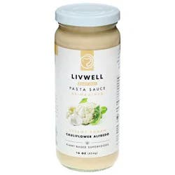 Livwell Cauliflower Alfredo Pasta Sauce 16 oz