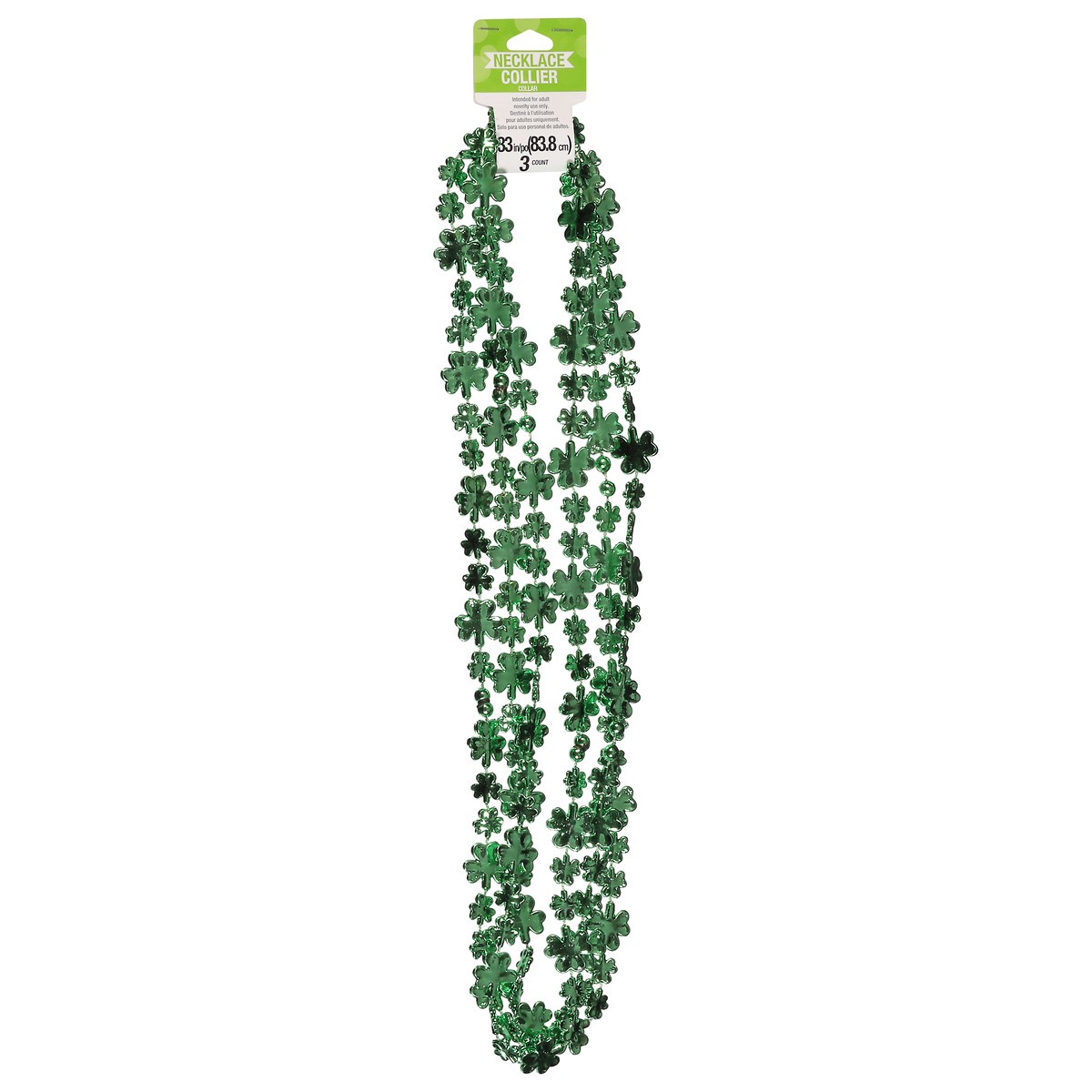 slide 6 of 9, Creative Converting Shamrocks Necklace, 1 ct