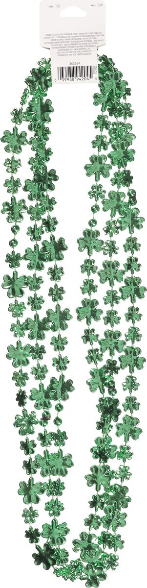slide 9 of 9, Creative Converting Shamrocks Necklace, 1 ct
