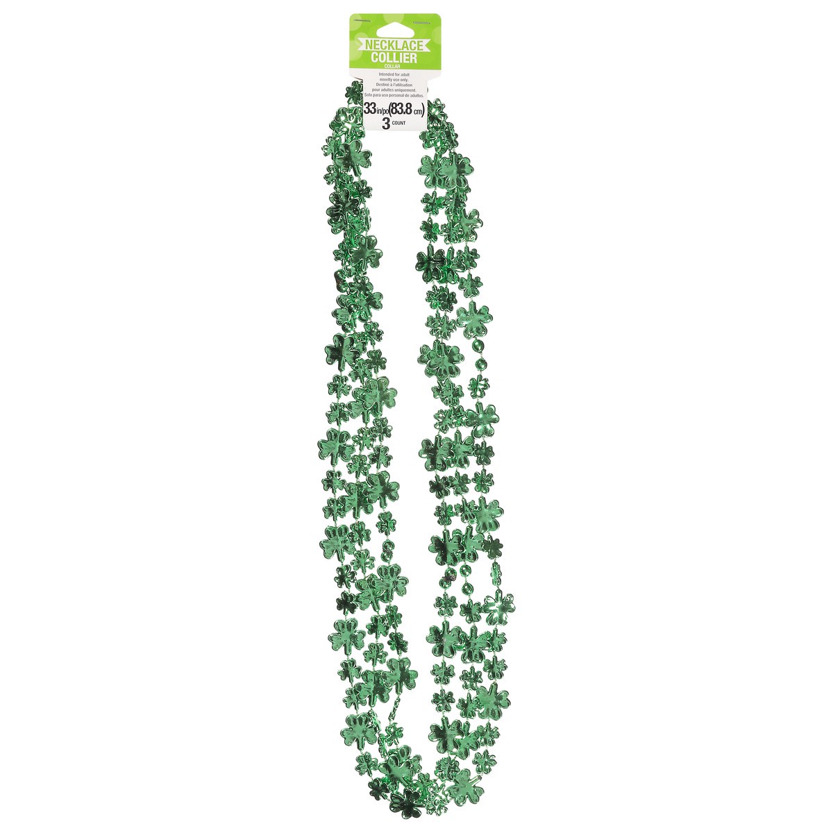 slide 5 of 9, Creative Converting Shamrocks Necklace, 1 ct