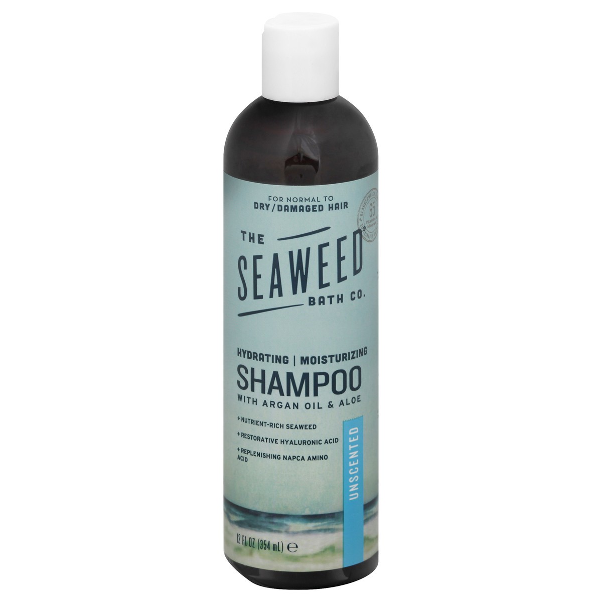 slide 1 of 9, The Seaweed Bath Co. Natural Moisturizing Unscented Argan Shampoo, 12 fl oz