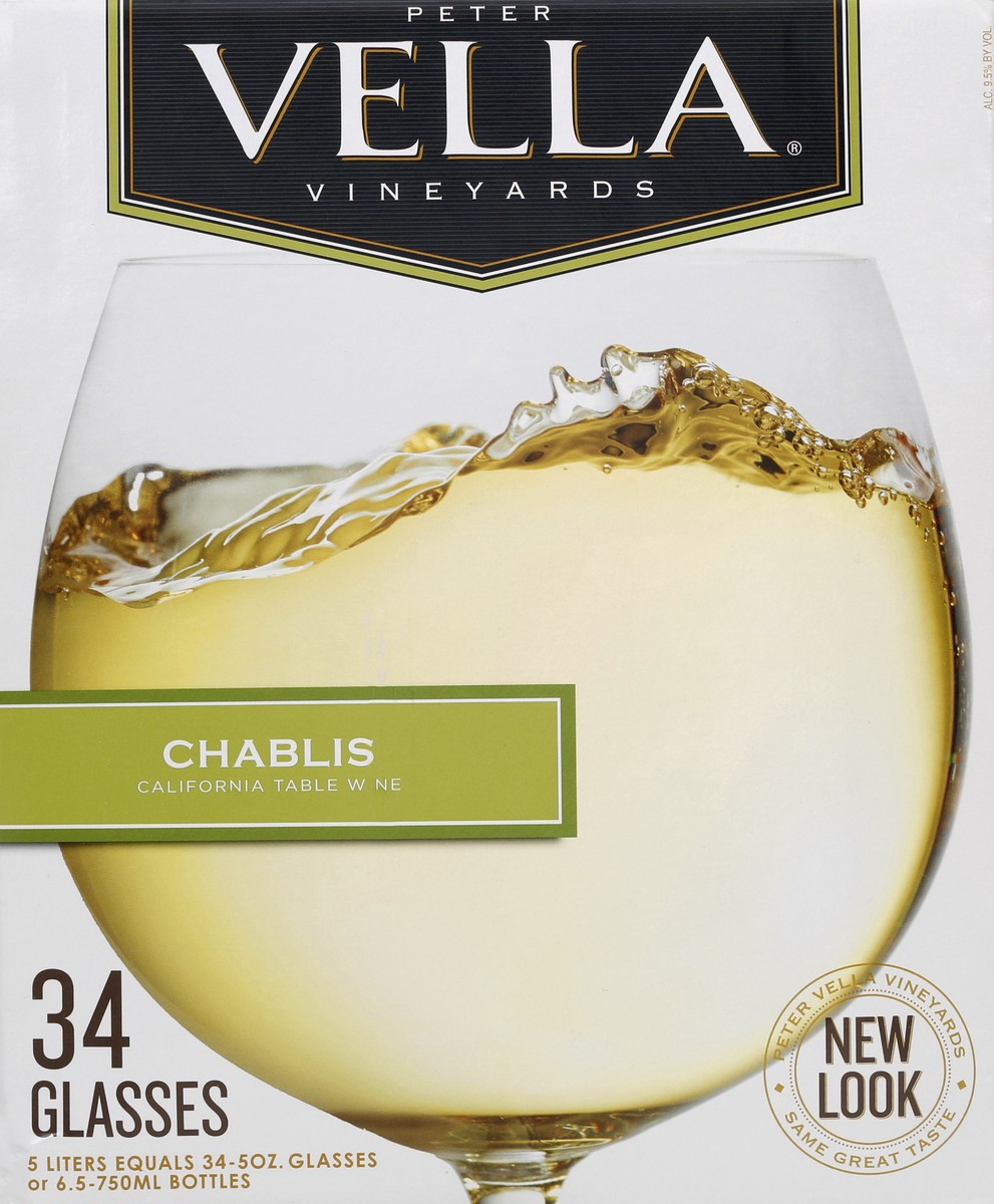 slide 5 of 5, Peter Vella Vineyards White Wine, 5 liter