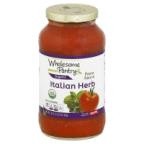 slide 1 of 1, Wholesome Pantry Italian Herb Sauce, 24 oz