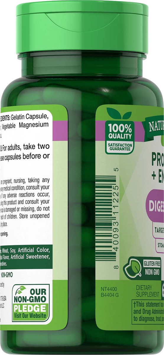 slide 2 of 5, Nature's Truth Probiotic plus Enzymes, 60 ct