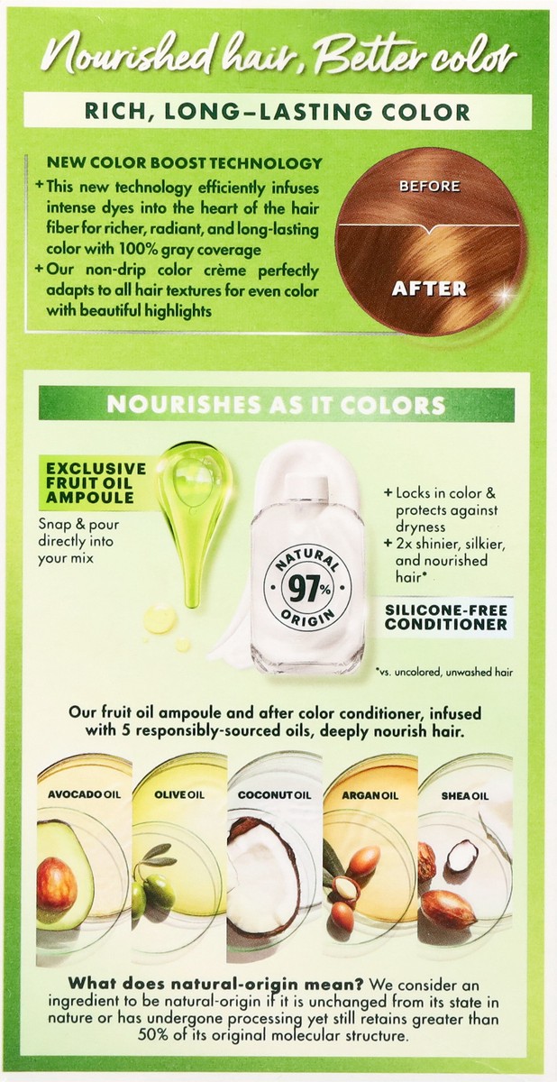 slide 5 of 11, Garnier Nourishing Permanent Hair Color Creme - 63 Light Golden Brown, 1.0 ct