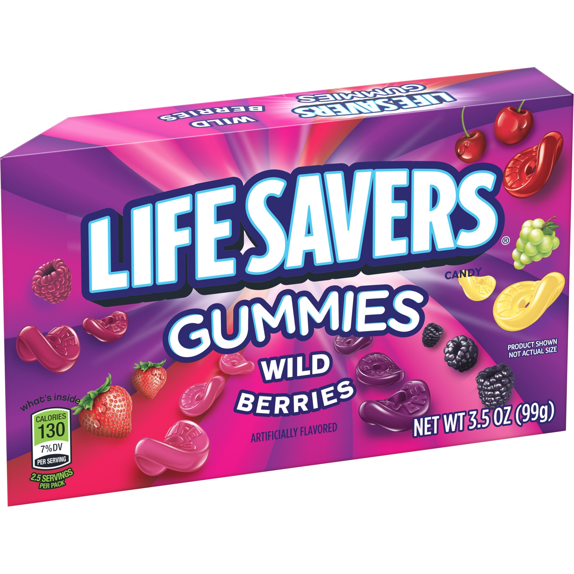 slide 1 of 4, Life Savers Wild Berries Gummies Candy Theater Box, 3.5 ounce, 3.5 oz