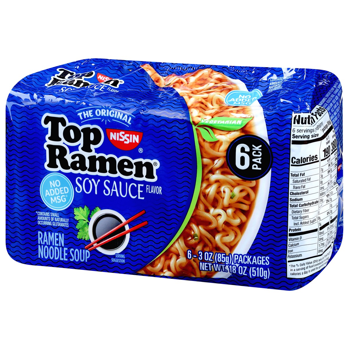 slide 9 of 9, Nissin Oriental Top Ramen Soup, 6 ct