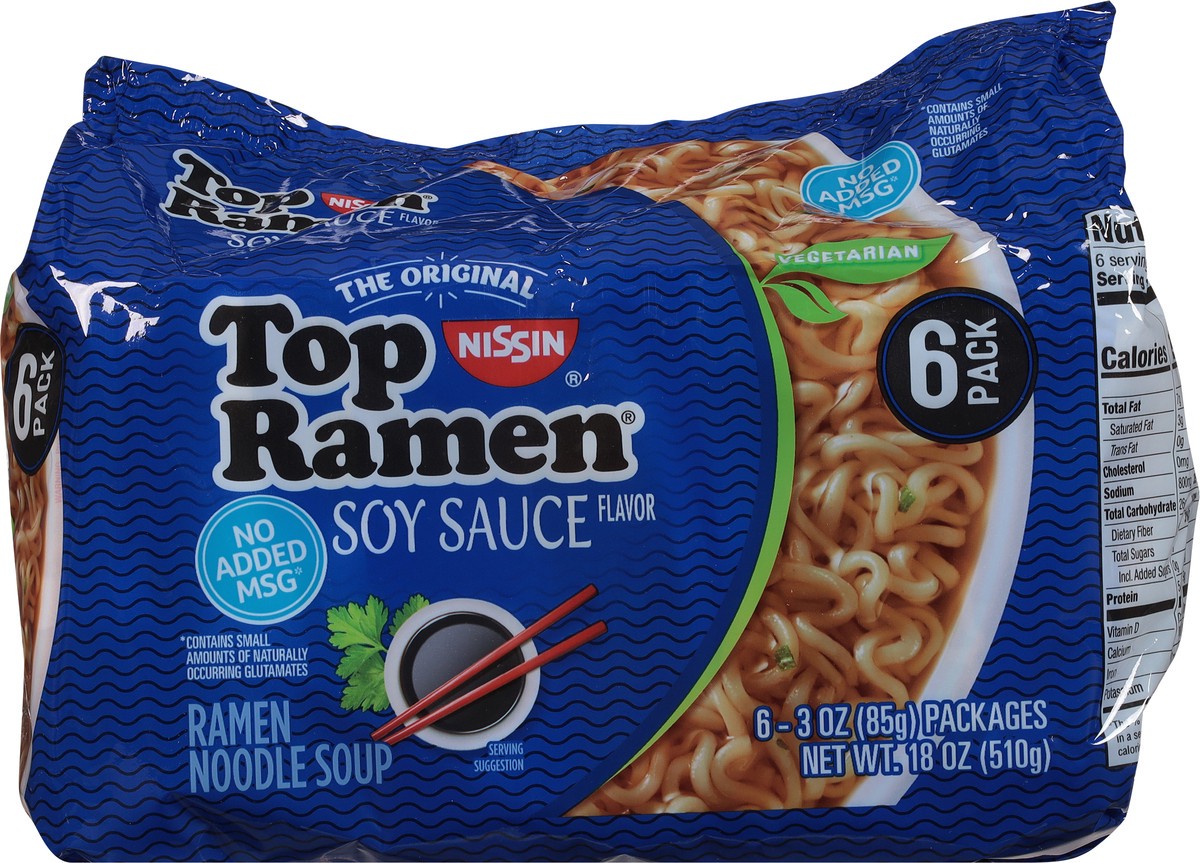 slide 7 of 9, Nissin Oriental Top Ramen Soup, 6 ct