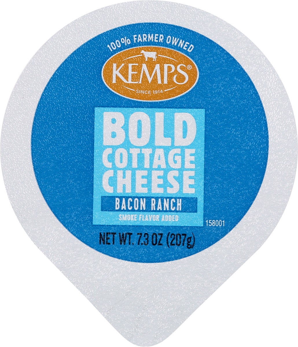 slide 11 of 13, Kemps Small Curd 4% Milkfat Min Bold Bacon Ranch Cottage Cheese 7.3 oz, 7.3 oz