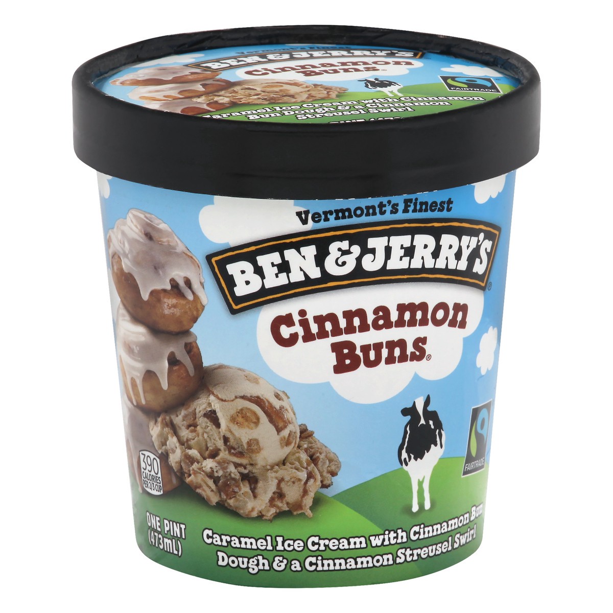 slide 8 of 9, Ben & Jerry's Cinnamon Buns Ice Cream Pint, 16 oz, 1 pint