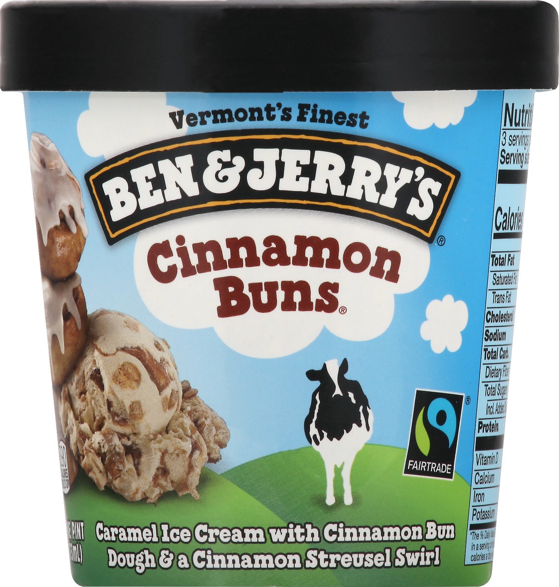 slide 3 of 9, Ben & Jerry's Cinnamon Buns Ice Cream Pint, 16 oz, 1 pint