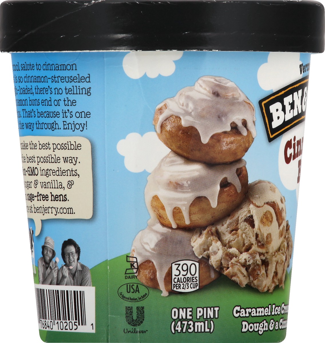 slide 2 of 9, Ben & Jerry's Cinnamon Buns Ice Cream Pint, 16 oz, 1 pint