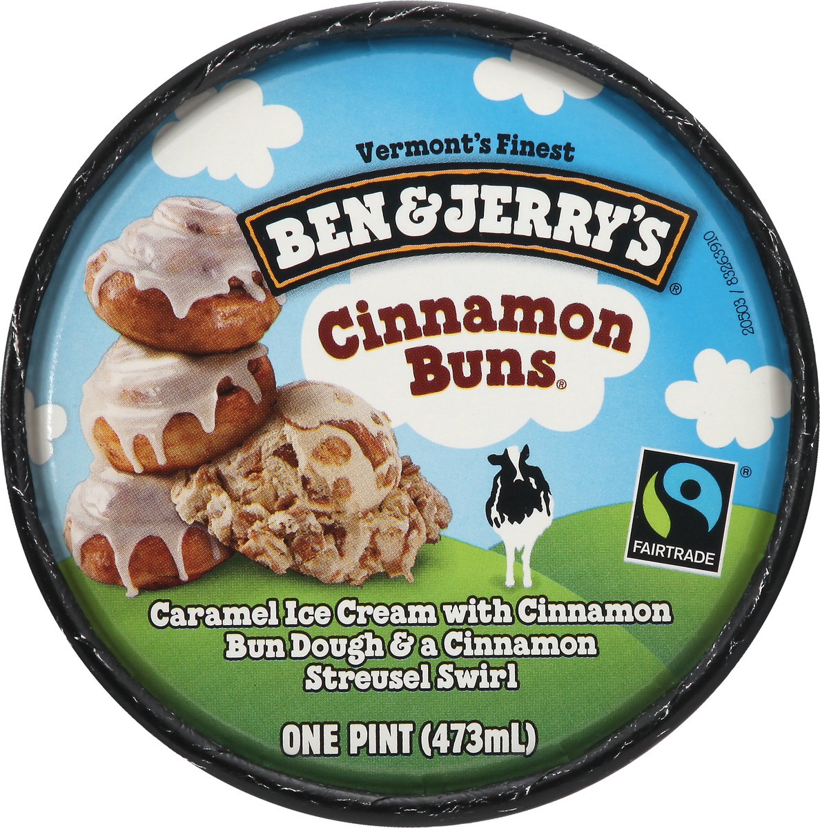 slide 7 of 9, Ben & Jerry's Cinnamon Buns Ice Cream Pint, 16 oz, 1 pint