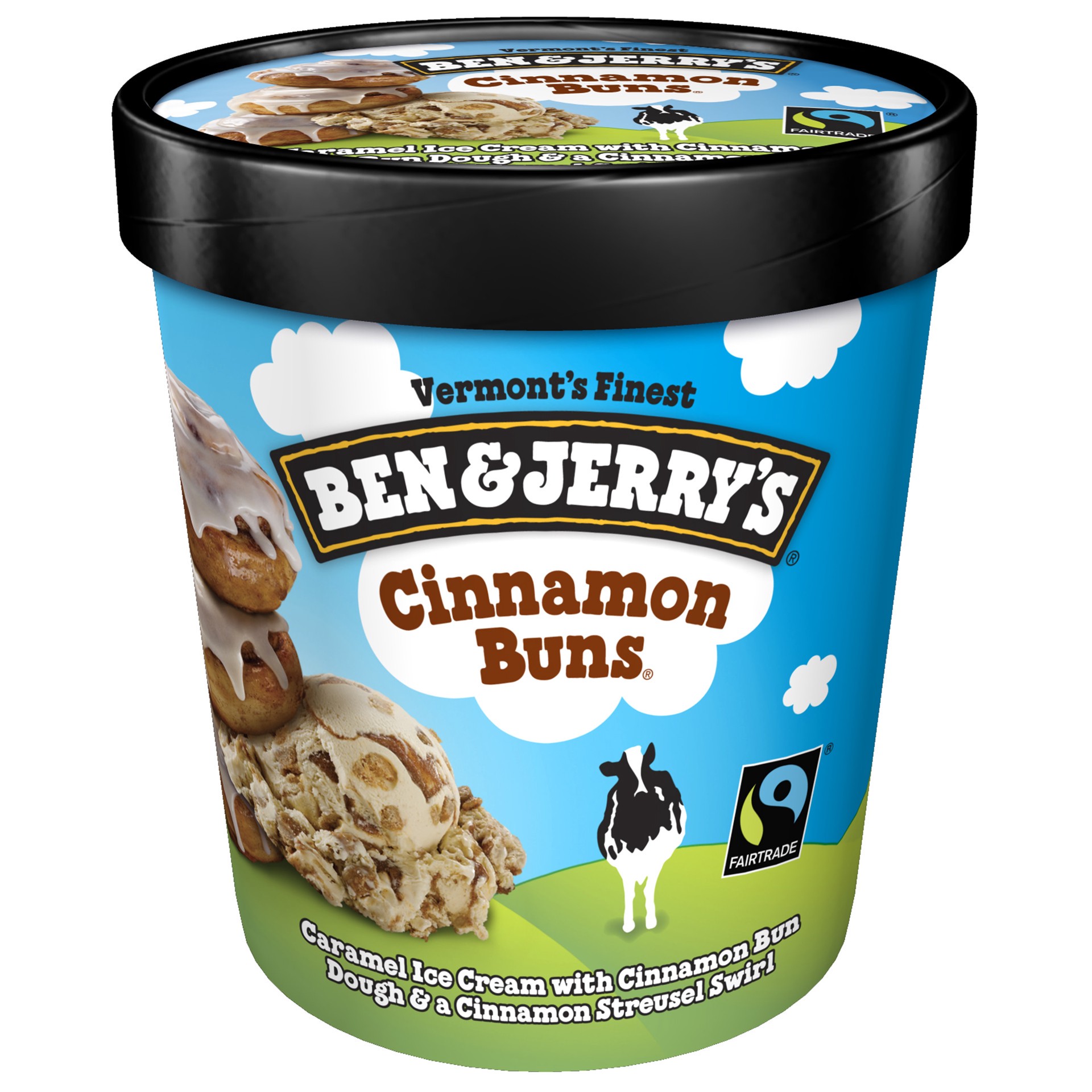 slide 1 of 9, Ben & Jerry's Cinnamon Buns Ice Cream Pint, 16 oz, 1 pint