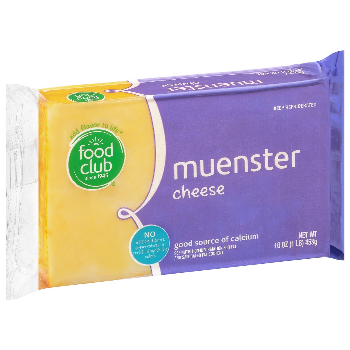 slide 2 of 11, Food Club Muenster Cheese, 16 oz