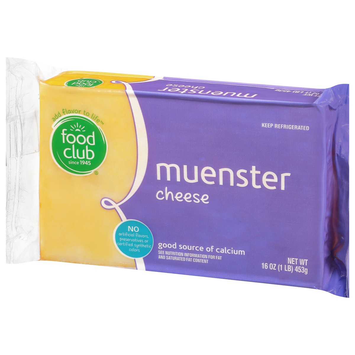 slide 3 of 11, Food Club Muenster Cheese, 16 oz