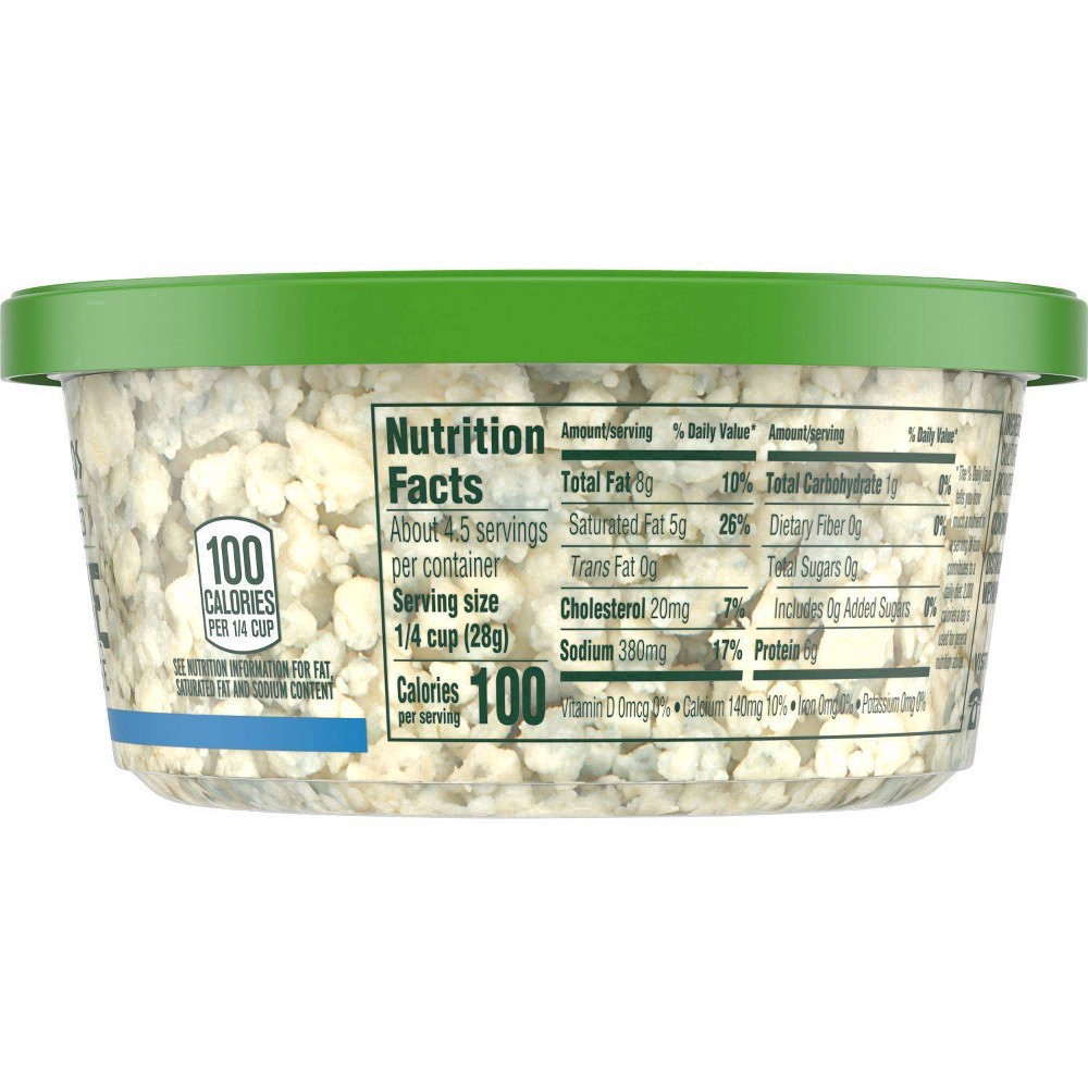 slide 33 of 47, Athenos Crumbled Blue Cheese, 4.5 oz Tub, 4.5 oz