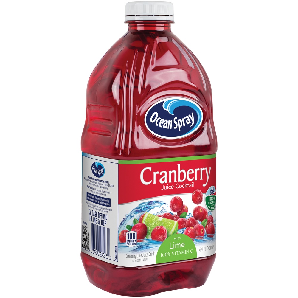 Ocean Spray Cranberry with Lime Juice Cocktail 64 fl oz | Shipt