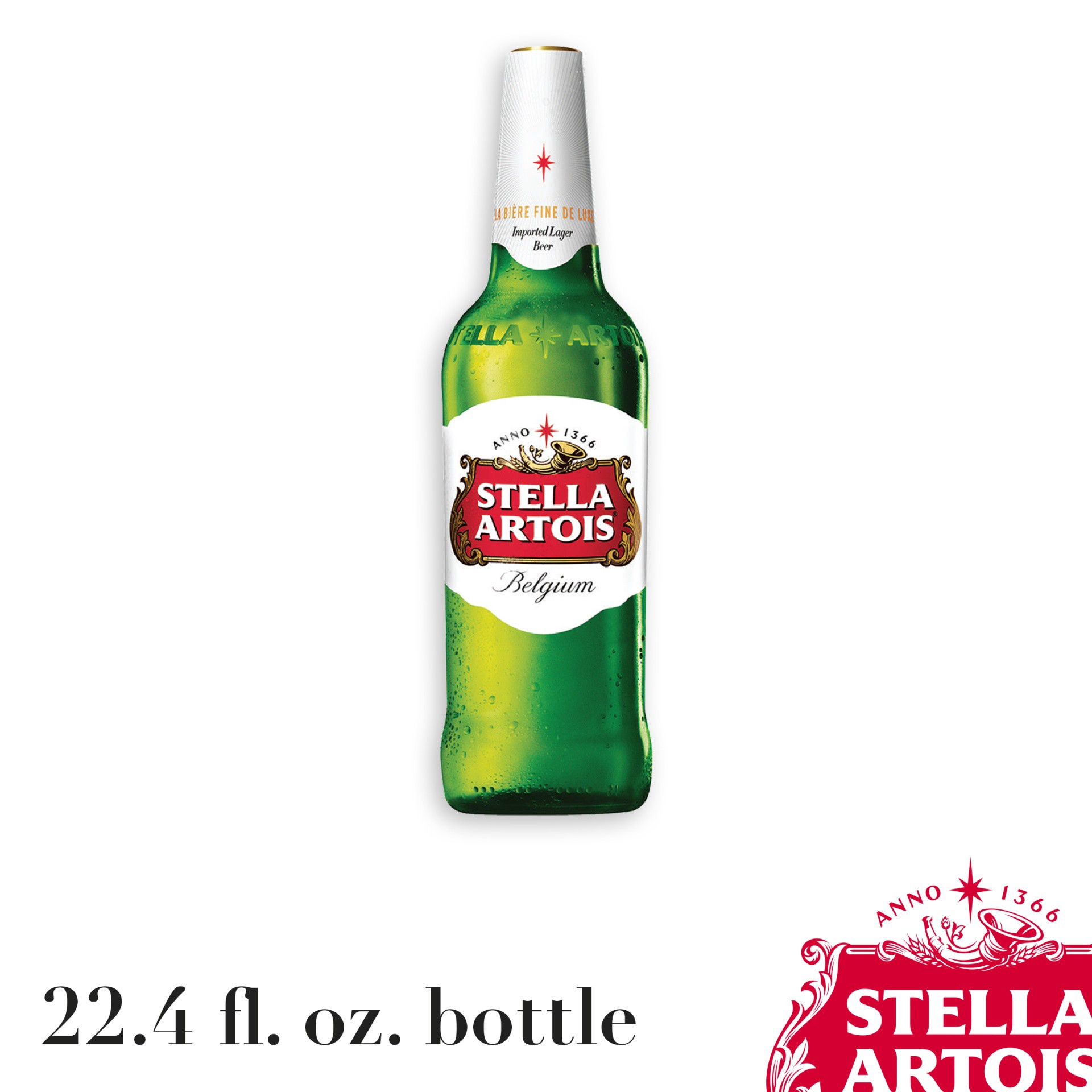 slide 2 of 9, Stella Artois Premium Lager Beer 22.4 fl oz, 22.40 fl oz