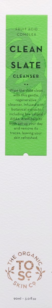 slide 2 of 12, The Organic Skin Co Fruit Acid Complex Clean Slate Cleanser 3.0 fl oz, 1 ct