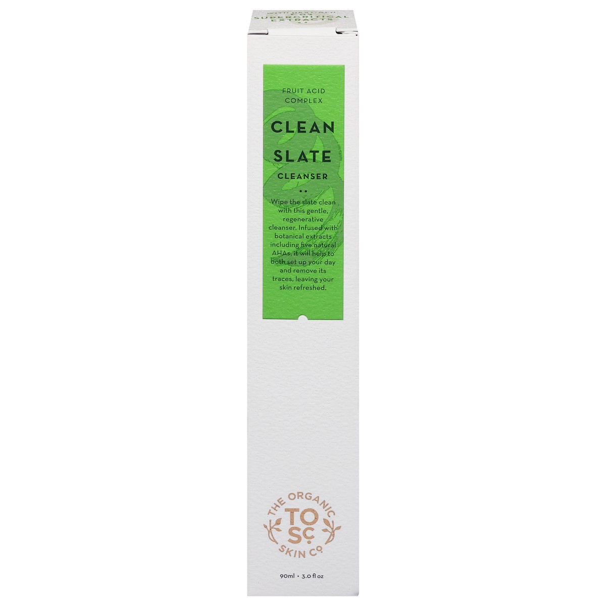slide 11 of 12, The Organic Skin Co Fruit Acid Complex Clean Slate Cleanser 3.0 fl oz, 1 ct