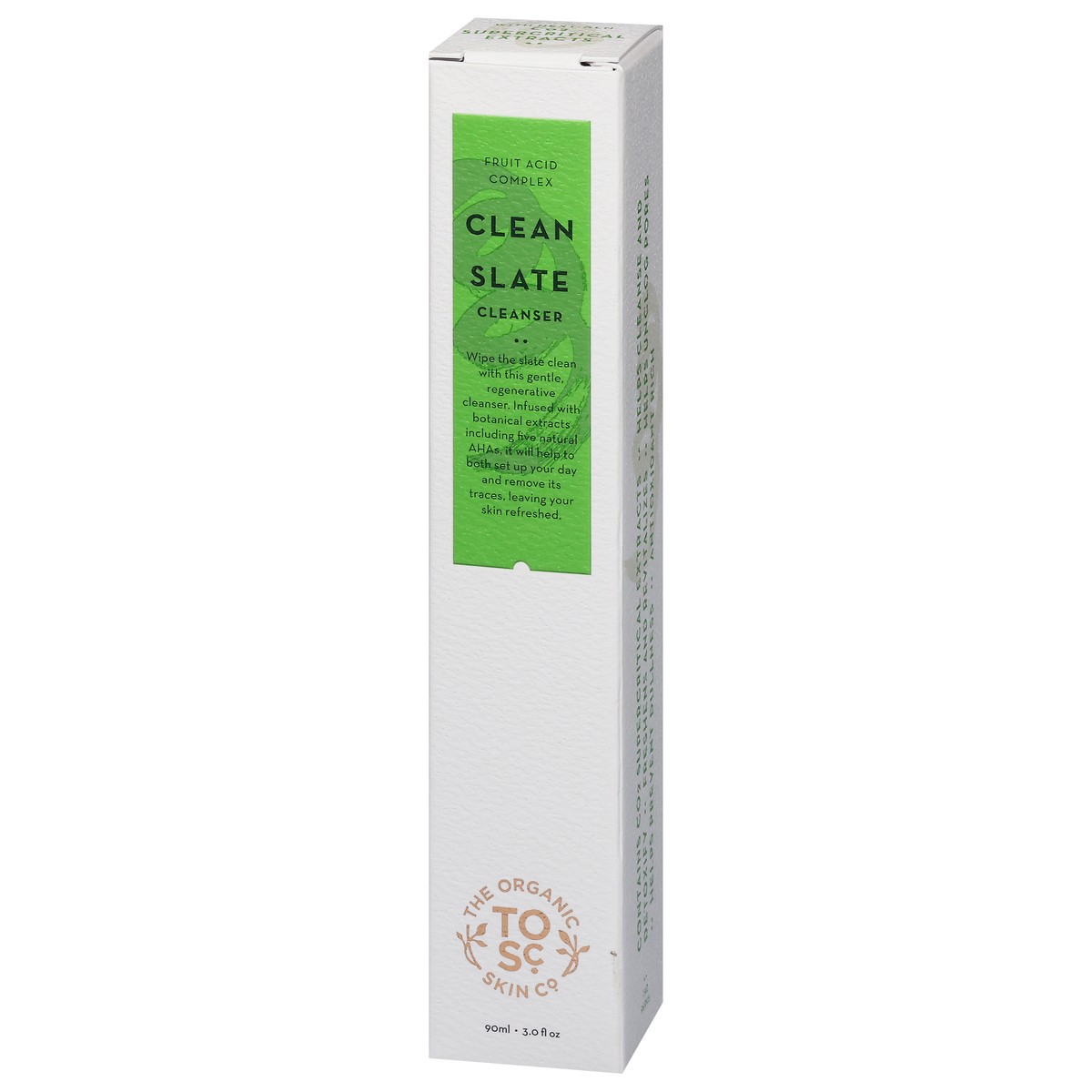 slide 9 of 12, The Organic Skin Co Fruit Acid Complex Clean Slate Cleanser 3.0 fl oz, 1 ct