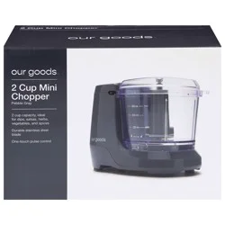Our Goods Pebble Gray 2 Cup Mini Chopper 1 Each