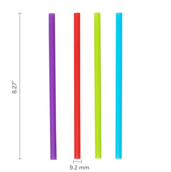 slide 4 of 21, Kolorae Milk Shake Straws, 50 ct