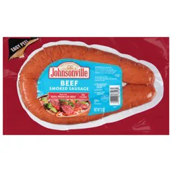 Johnsonville Smoked Beef Sausage 12 oz