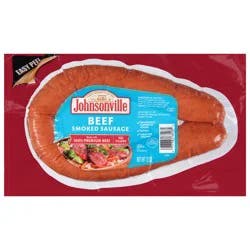 Johnsonville Smoked Beef Sausage 12 oz