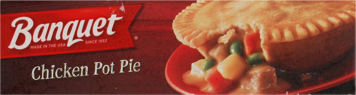slide 8 of 33, Banquet Frozen Microwaveable Chicken Pot Pie, 7 oz