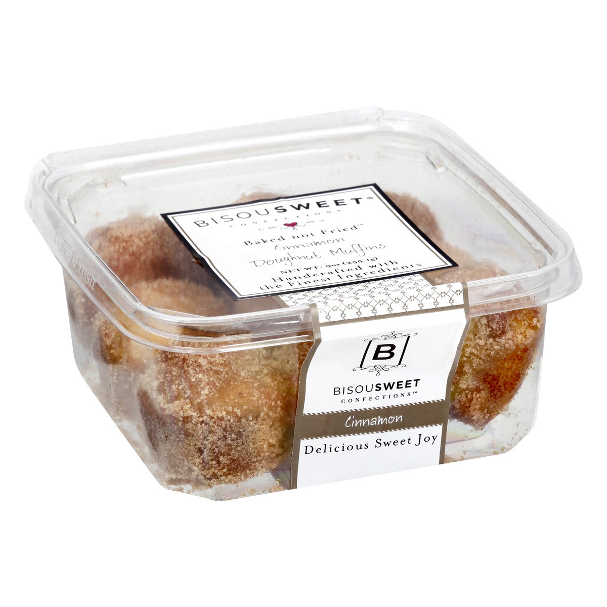 slide 9 of 12, BisouSweet Cinnamon Doughnut Muffins 9 oz, 9 oz