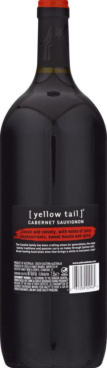 slide 8 of 9, [yellow tail] Australia Cabernet Sauvignon 1.5 liters, 1.5 l