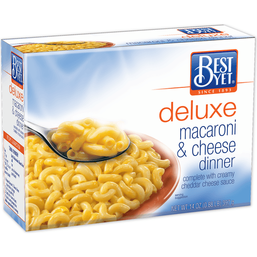 slide 1 of 1, Best Yet Deluxe Macaroni And Cheese, 14 oz