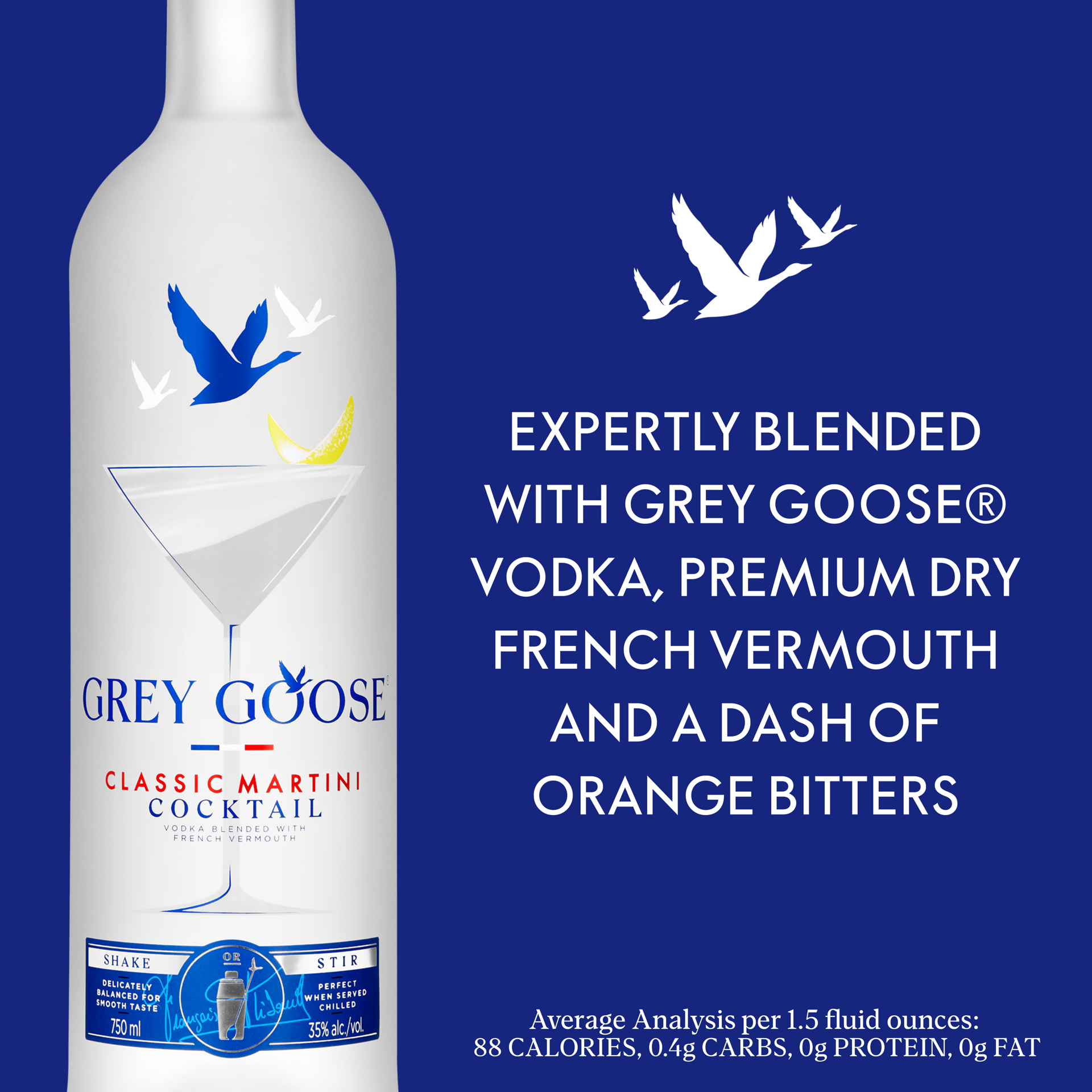slide 2 of 5, Grey Goose Classic Martin, 750 ml