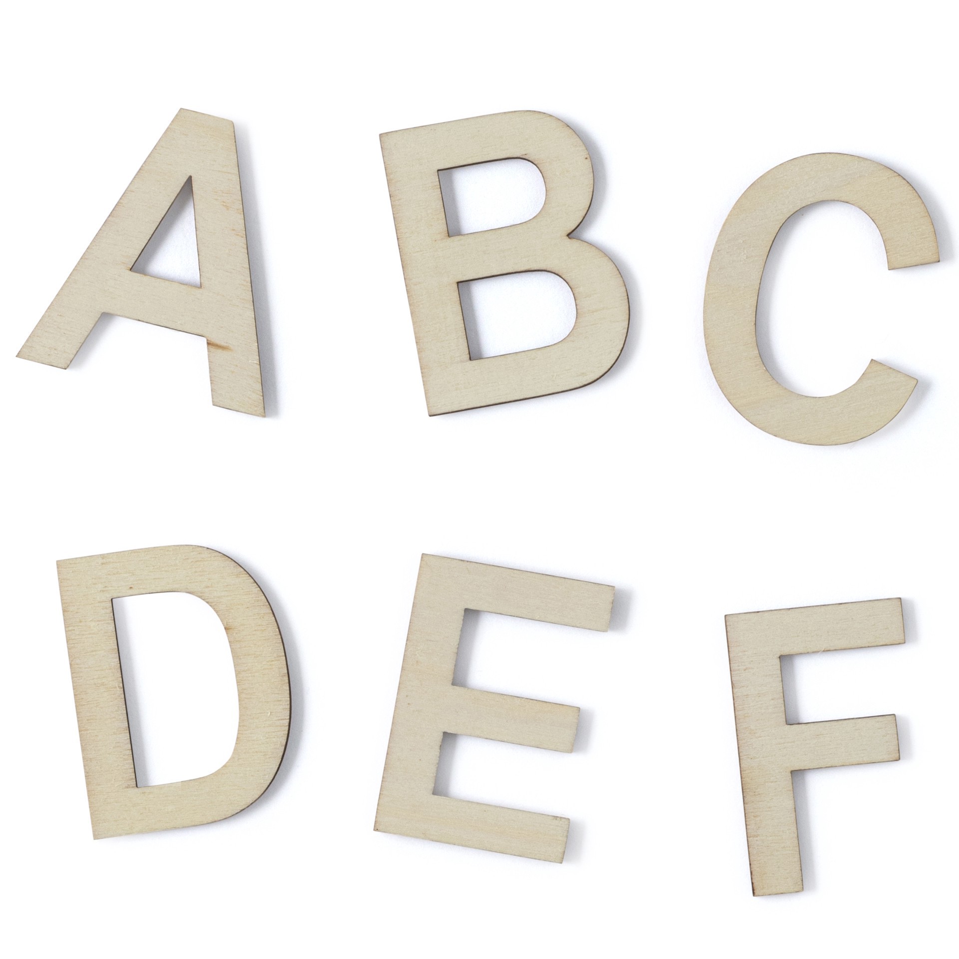 slide 4 of 5, 121 Piece Wood Letter Set By Make Market, 121 ct